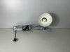 Schreibtischlampe Tischleuchte Silber mit Tischklemme