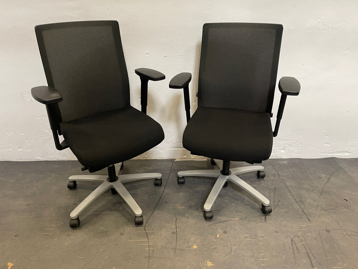 König Neurath OKAY Bürodrehstuhl Schwarz