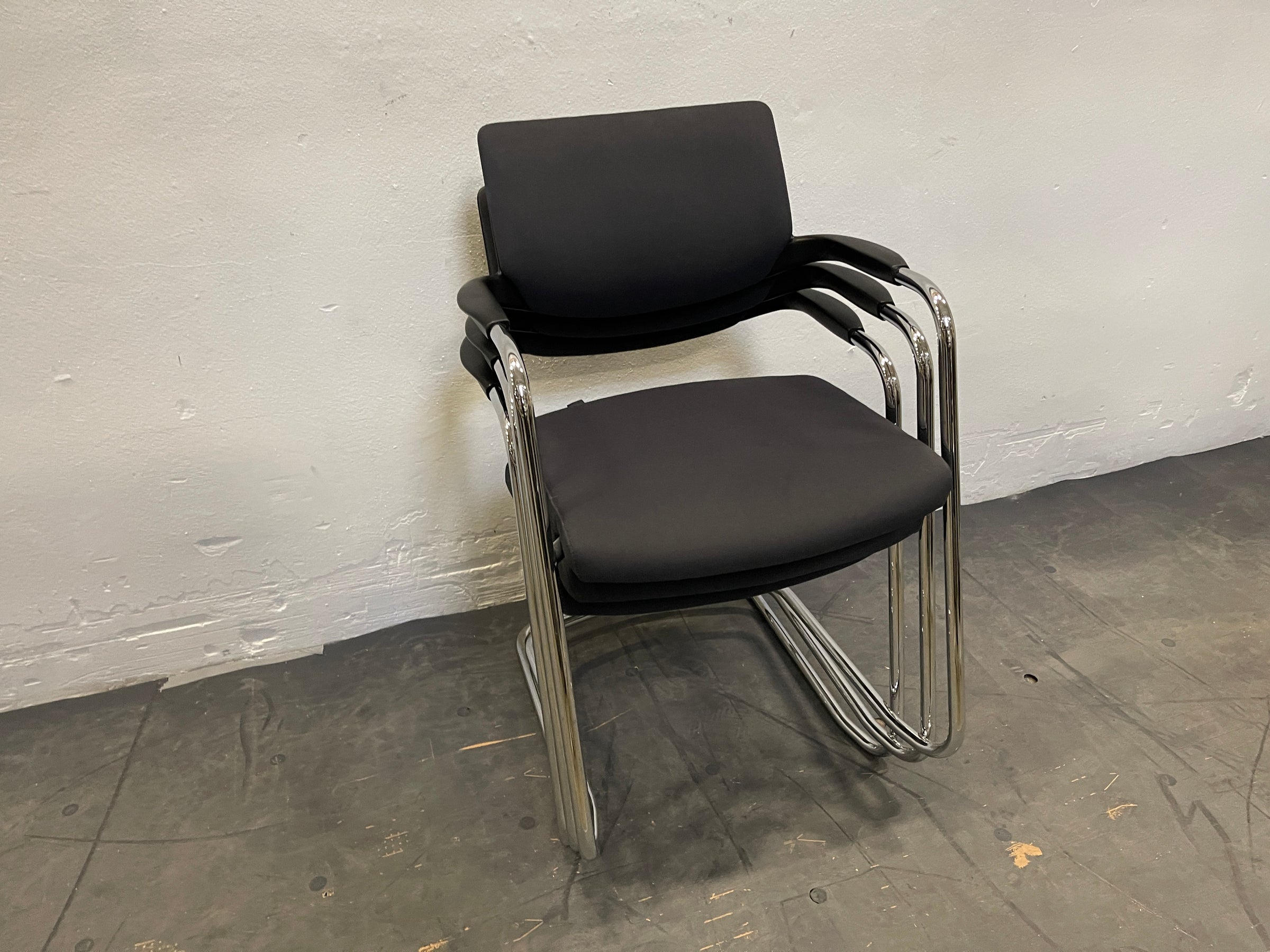 Interstuhl Konferenzstuhl Blau