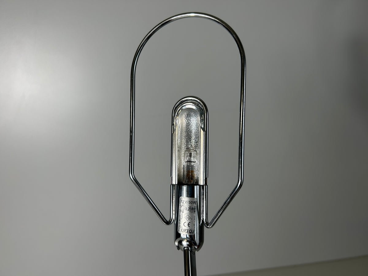 Belux Lifto Schreibtischleuchte Schreibtischlampe Chrom USM Tischbefestigung