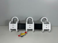 UNILUX 343 Gaderobenhaken Kleiderhaken Weiß Rot Schwarz NEU OVP