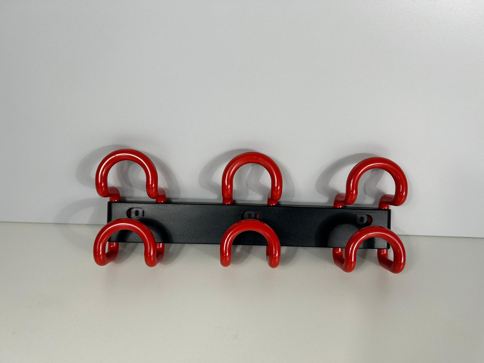 UNILUX 343 Gaderobenhaken Kleiderhaken Weiß Rot Schwarz NEU OVP