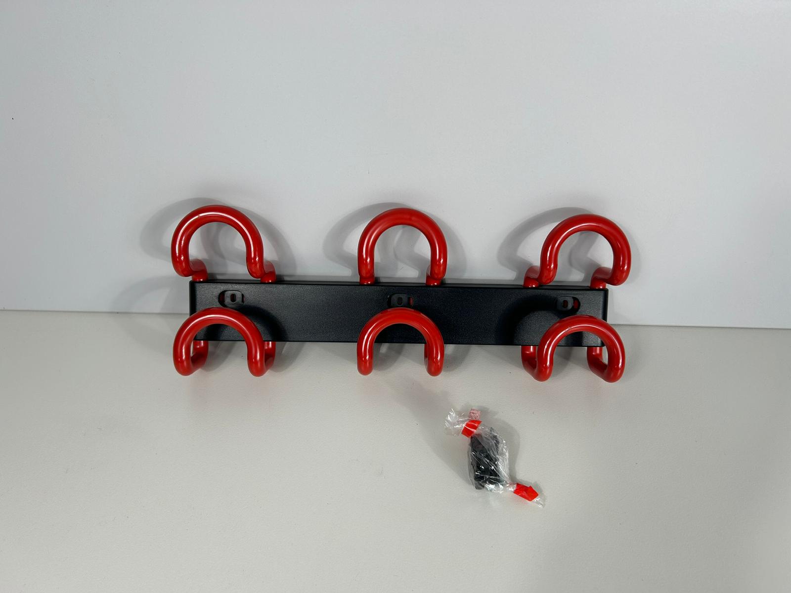 UNILUX 343 Gaderobenhaken Kleiderhaken Weiß Rot Schwarz NEU OVP