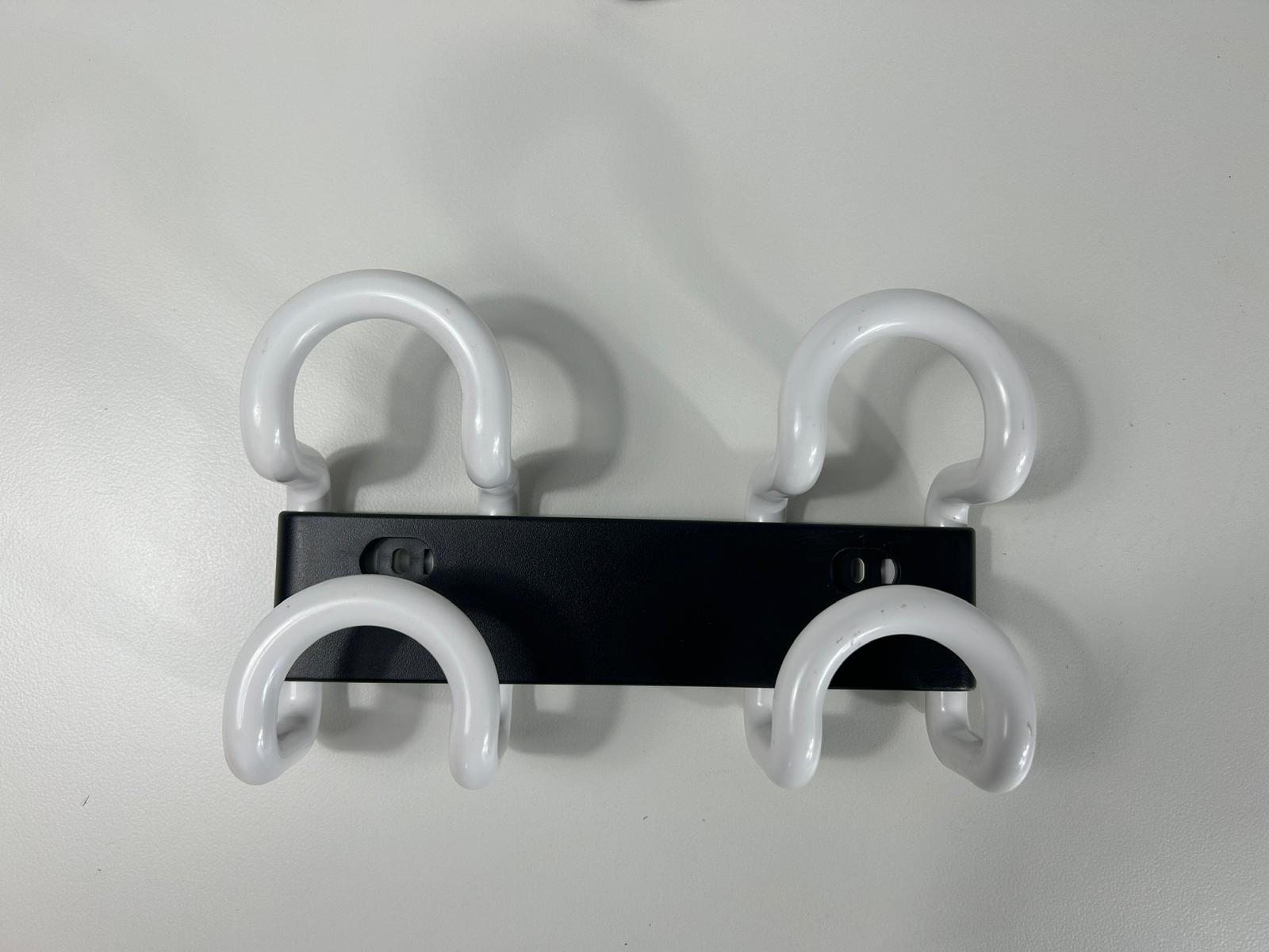 UNILUX 342 Gaderobenhaken Kleiderhaken Weiß Rot Schwarz NEU OVP