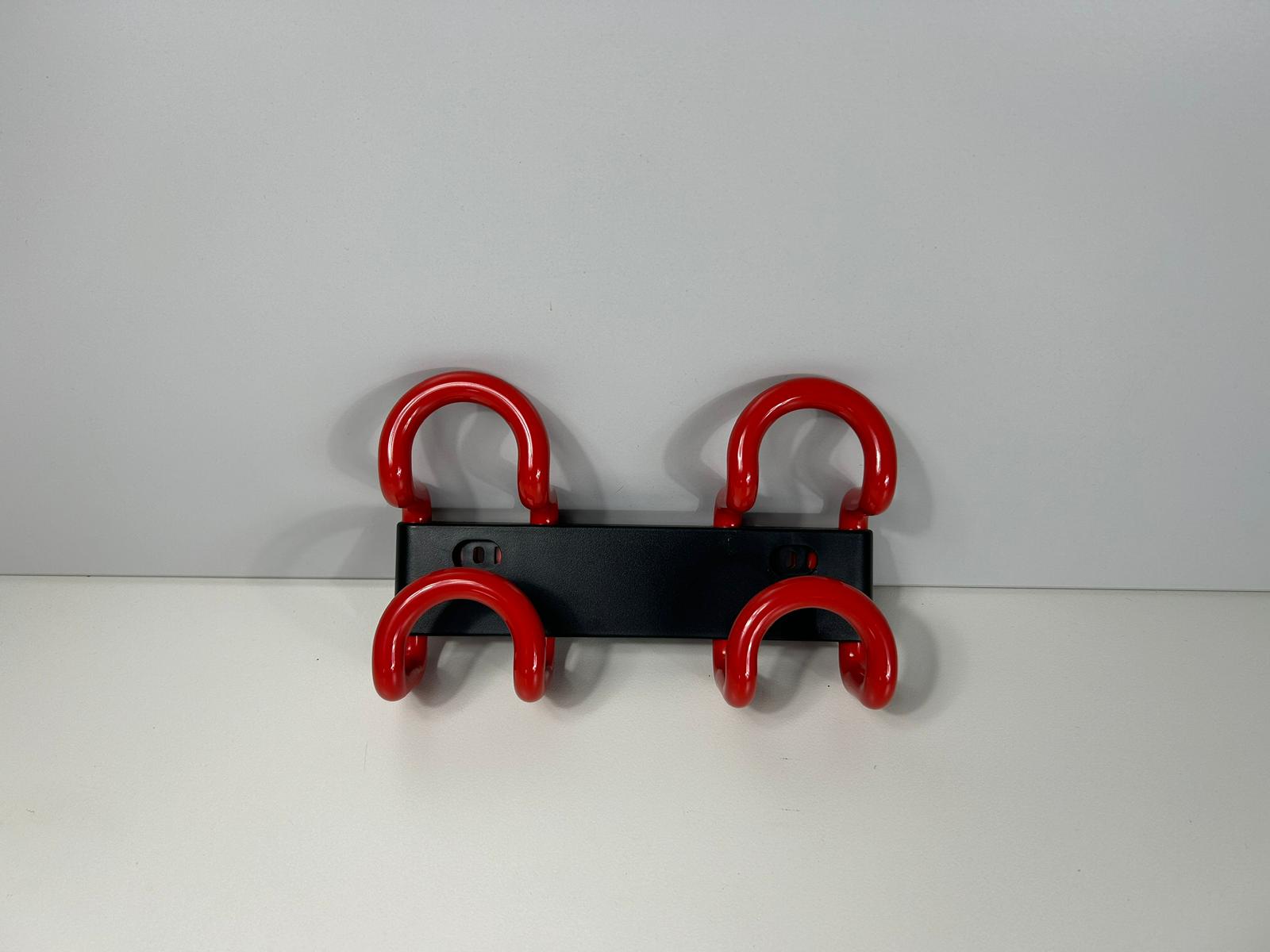 UNILUX 342 Gaderobenhaken Kleiderhaken Weiß Rot Schwarz NEU OVP