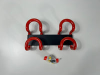 UNILUX 342 Gaderobenhaken Kleiderhaken Weiß Rot Schwarz NEU OVP