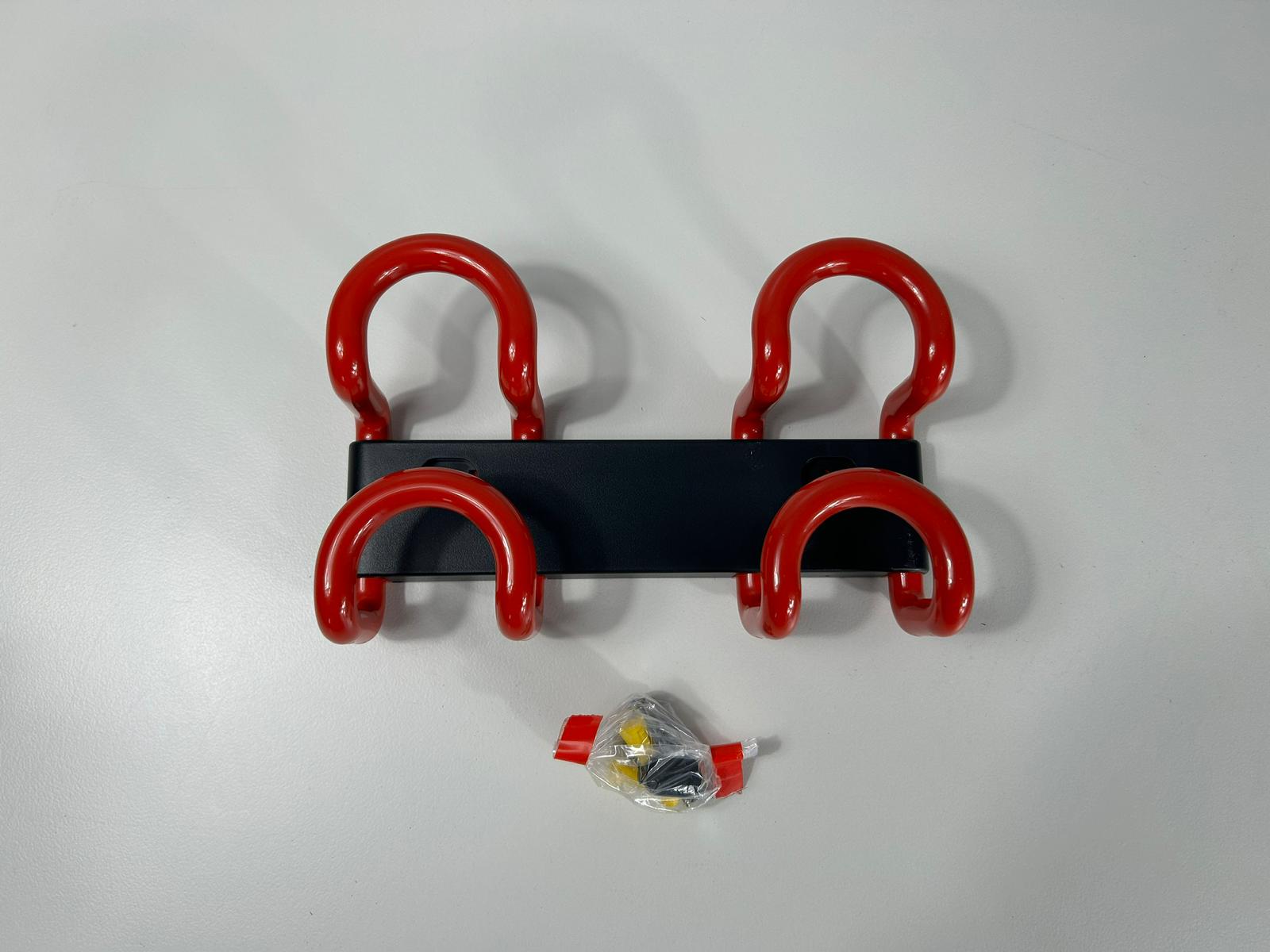 UNILUX 342 Gaderobenhaken Kleiderhaken Weiß Rot Schwarz NEU OVP