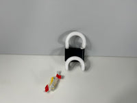 UNILUX 341 Gaderobenhaken Kleiderhaken Weiß Rot Schwarz NEU OVP