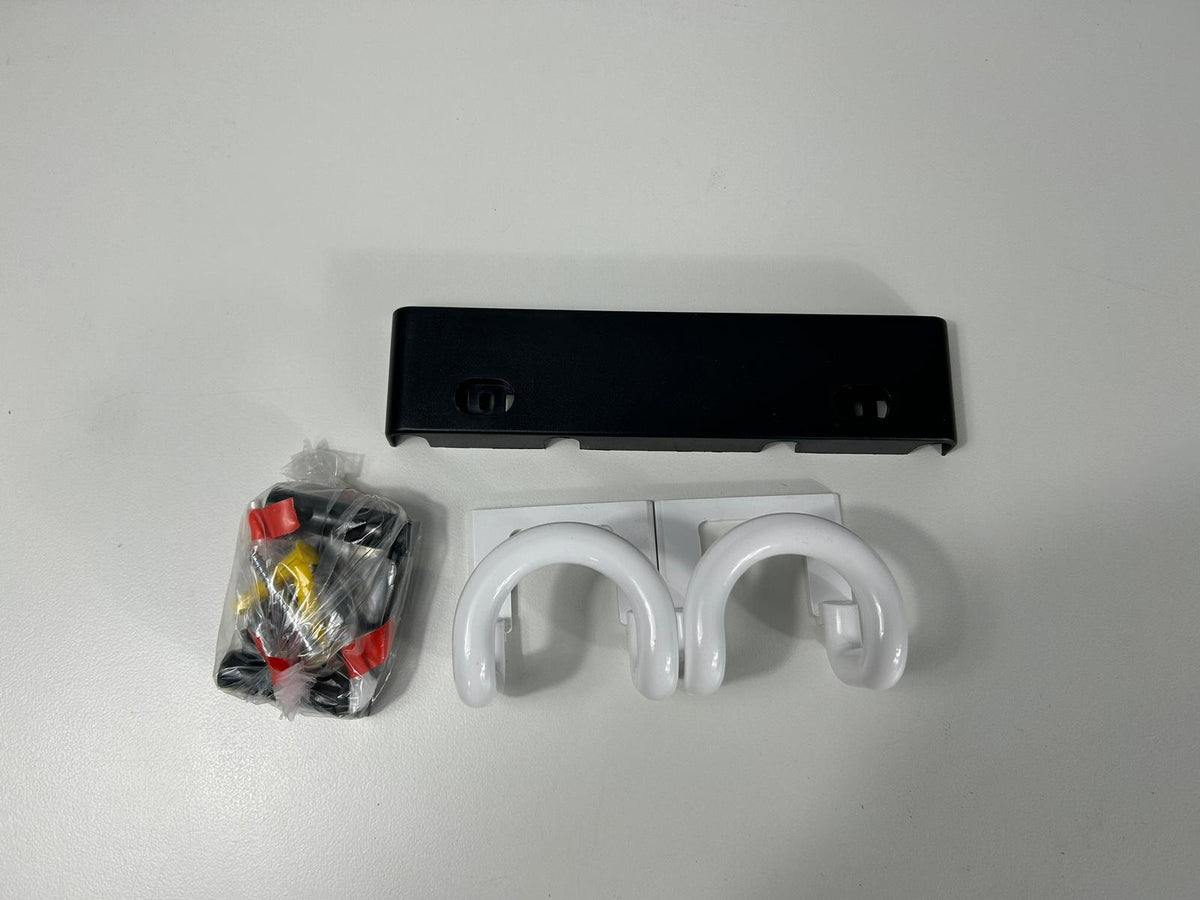 UNILUX 392 Gaderobenhaken Kleiderhaken Weiß Rot NEU OVP