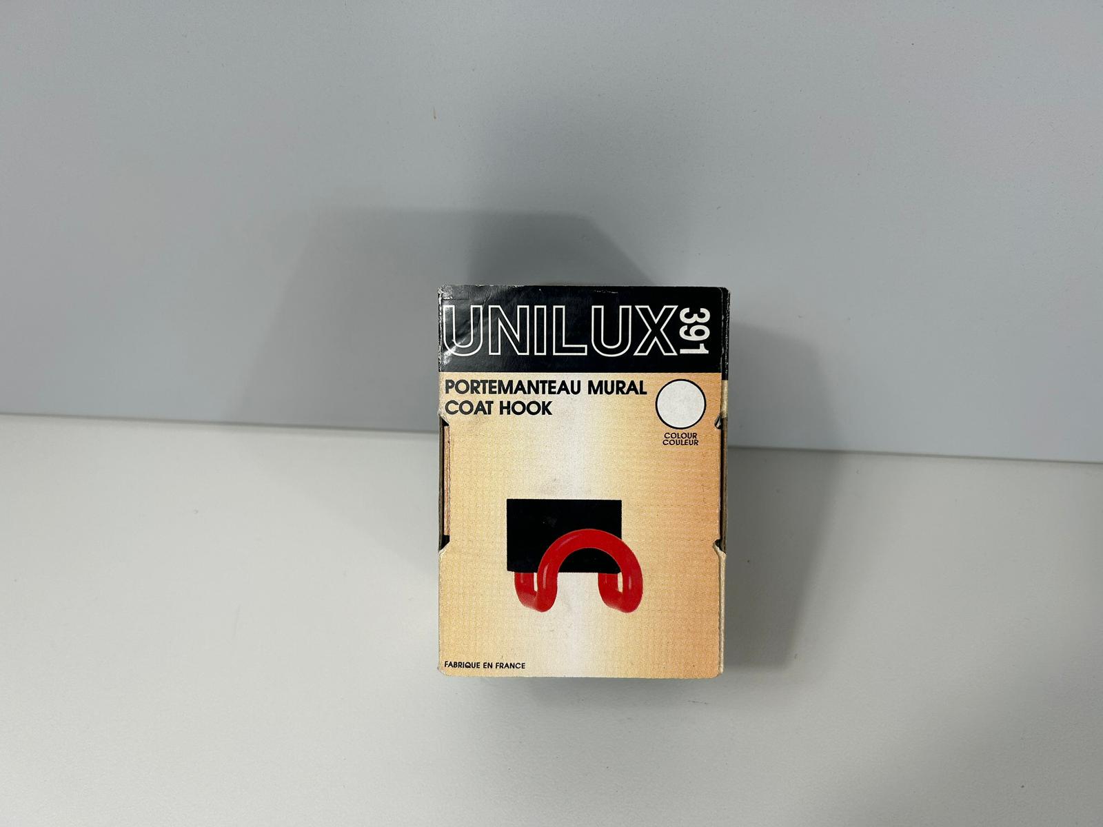 UNILUX 391 Gaderobenhaken Kleiderhaken Weiß NEU OVP