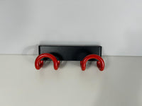 UNILUX 392 Gaderobenhaken Kleiderhaken Weiß Rot NEU OVP