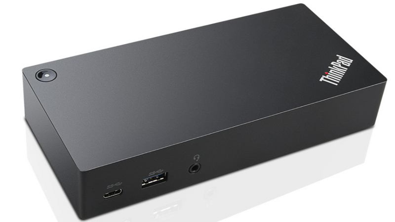 Lenovo 40AS Dockingstation inkl. Netzteil 90W & USB-C Kabel