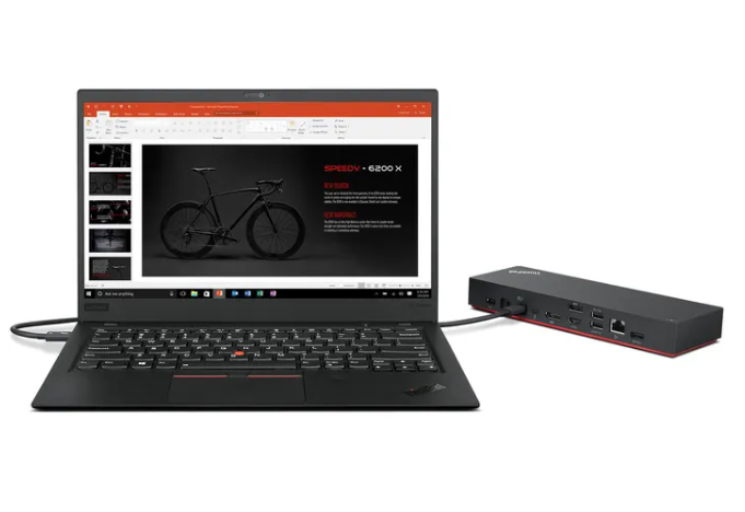 Lenovo ThinkPad Thunderbolt 4 Dock 40B0 mit Netzteil und USB-C