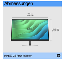 HP E27 G5 27" Monitor BIldschirm