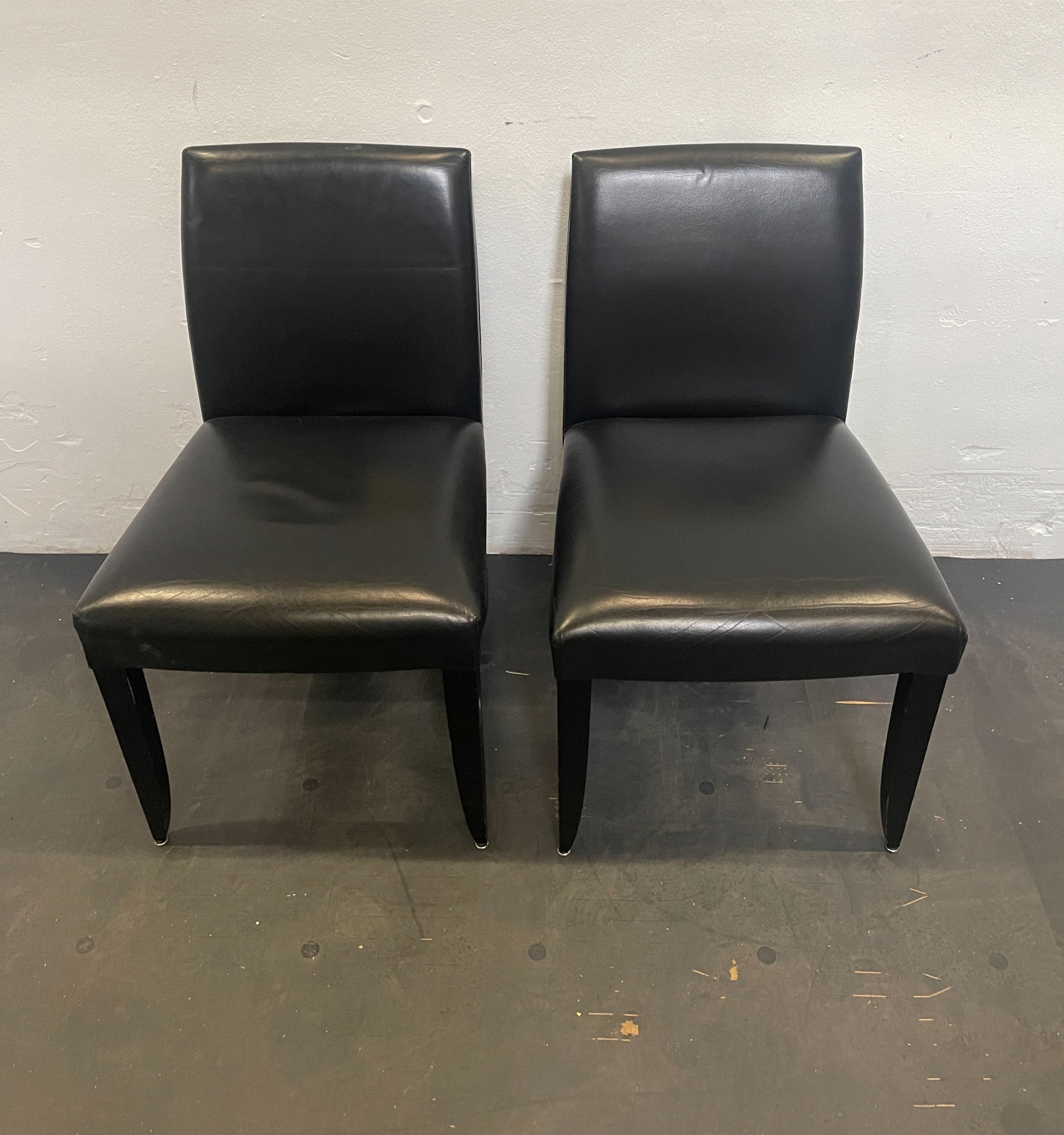 Andreu World Konferenzstuhl Lederstuhl ohne Armlehne