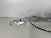 Schreibtischlampe Tischleuchte Silber mit Tischklemme